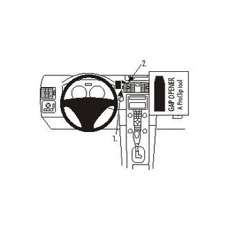 Brodit ProClip montážní konzole pro Volvo C30 07-15/C70 06-15/S40/V50 04-12, na střed