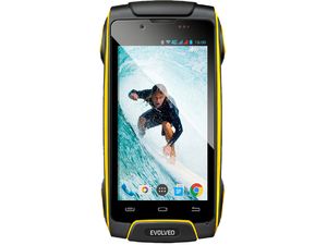 EVOLVEO StrongPhone Q8 LTE, fekete és sárga színben