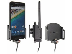 Brodit állítható autós tartó USB-C rejtett töltéssel w.62-77 mm, vastagság 6-10mm