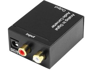 Audio převodník z analog RCA L/R (2xCinch) na digitální signál TOSLINK/Coaxial