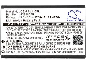Akkumulátor Panasonic Kx-Tf200, Kx-Tu110 és másokhoz, 1200 mAh, Li-Ion