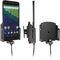 Brodit регулируем държач за кола с USB-C и зареждане от запалката/USB w.75-89 mm, дебелина 6-10