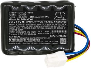Akkumulátor Landxcape LX797,FERREX 800m2 2021 és másokhoz, 2,5 Ah, 20V, Li-Ion