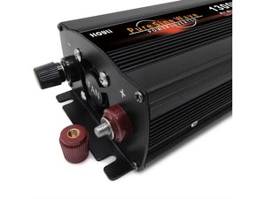 HOULI Power Inverter měnič napětí z 12V na 230V, 1300W/2600W, čistá sinusoida