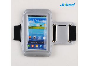 Jekod sportovní pouzdro na ruku pro telefony 4" - 5", bílá