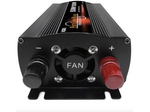 HOULI Power Inverter měnič napětí z 12V na 230V, 500W/1000W, čistá sinusoida