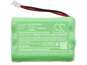 Akku für Summer Infant Baby Monitor 29000, Motorola MBP853 und andere, 1000 mAh, Ni-Mh