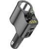 FM adó átmenő CL aljzattal és 2x USB-vel, kihangosító funkcióval