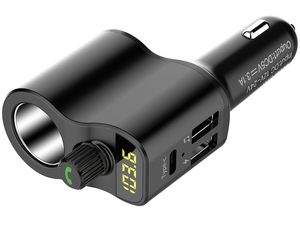 FM adó átmenő CL aljzattal és 2x USB-vel, kihangosító funkcióval