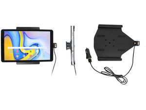 Brodit suport auto pentru Samsung Galaxy Tab A 10.5 SM-T590/SM-T595 fără carcasă, cu încărcare cig.