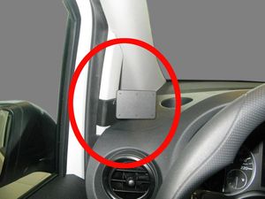 Brodit ProClip Halterung für Mercedes Benz Vito 15-22, links an Säule