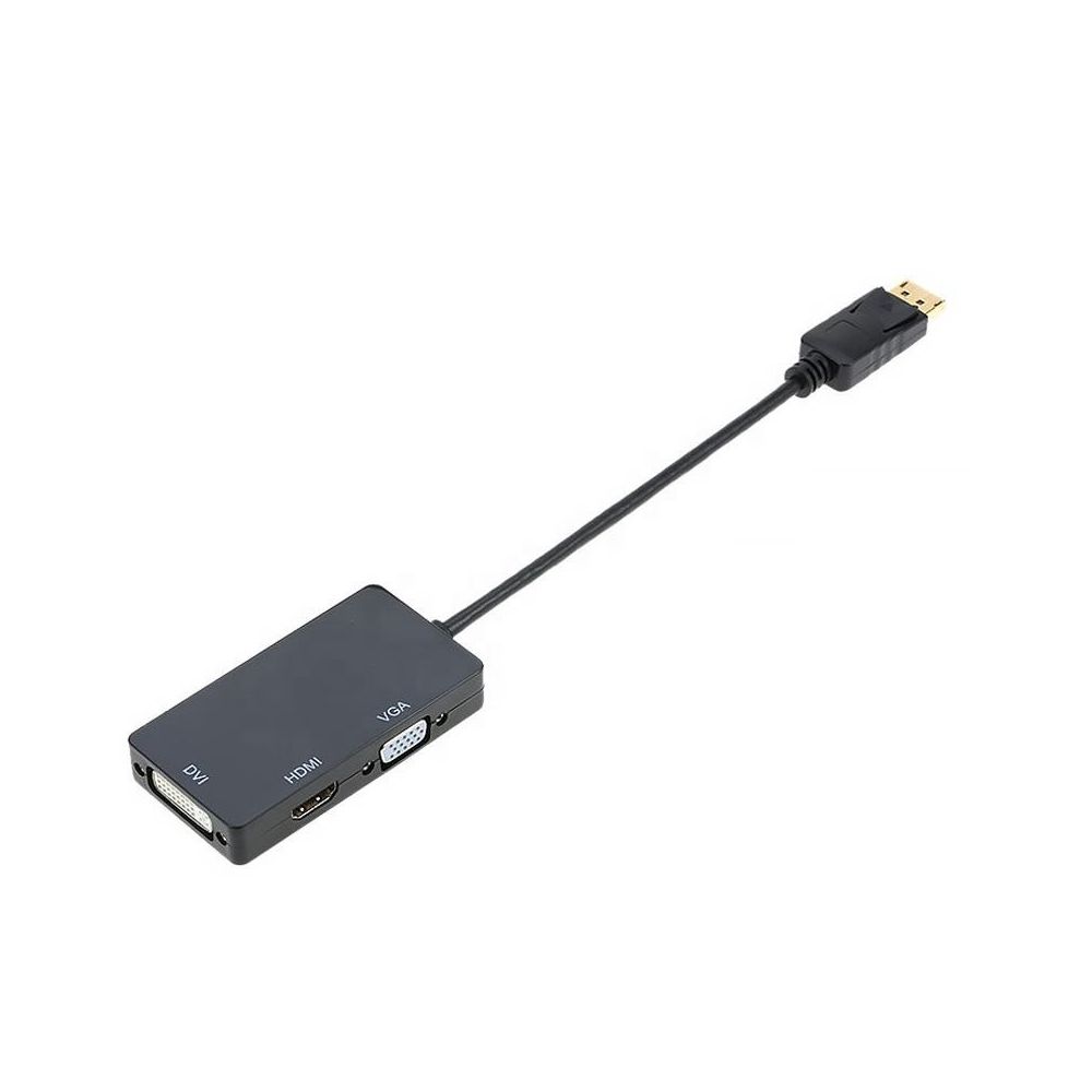 Adaptér 3v1 DisplayPort na HDMI/VGA/DVI, 1080p Sunnysoft