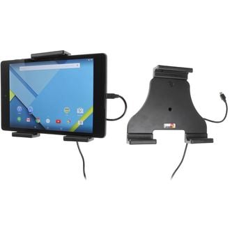 Brodit държач за кола за таблет, регулируем, microUSB, със скрито зареждане, 140-195mm