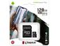 Kingston Canvas Select Plus microSDXC 128GB U1/V10/A1, 100MB/s olvasási sebesség + SD-adapter