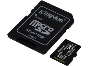 Kingston Canvas Select Plus microSDXC 128GB U1/V10/A1, 100MB/s olvasási sebesség + SD-adapter