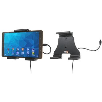 Brodit стойка за кола за таблет, регулируема, USB-C, със скрито зареждане, 120-150 мм
