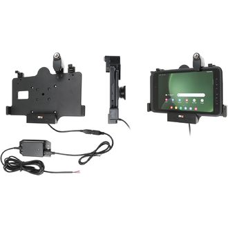 Brodit държач за Samsung Galaxy Tab Active 5 SM-X300/SM-X306B, заключващ се, скрито зареждане