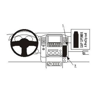 Brodit ProClip pro Nissan Pathfinder 05-10/Navara 06-10/Frontier 05-08, na střed vpravo