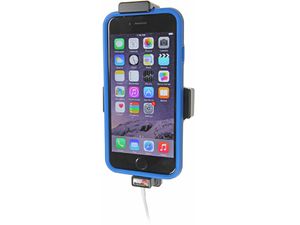 Brodit държач за Apple iPhone SE (22/20)/8/7/6S, със защита, с втулка за ориг. Lightning кабел