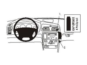 Brodit ProClip Volvo S60 05-10/V70 N 05-08/XC70 05-07 (ne dřevěný dekor), na střed vpravo nahoru
