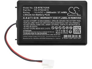 Akkumulátor Rowenta Smart Force Extreme Rr7126 és másokhoz, 2600 mAh, Li-Ion