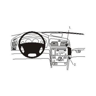 Brodit ProClip Volvo S60 05-10/V70 N 05-08/XC70 05-07 (jen dřevěný dekor), na střed