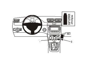 Brodit ProClip montážní konzole pro Volkswagen Passat 05-14/CC 09-17/Alltrack 12-15, na střed vpravo