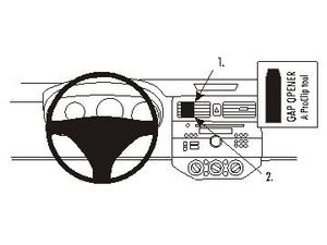 Brodit ProClip montážní konzole pro Suzuki Swift 05-10, na střed vlevo