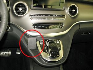 Brodit Монтажна скоба ProClip за Mercedes Benz V-Class 16-24, централно ляво