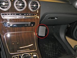 Brodit ProClip montážní konzole pro Mercedes Benz GLC-Class 16-22, na střed vpravo
