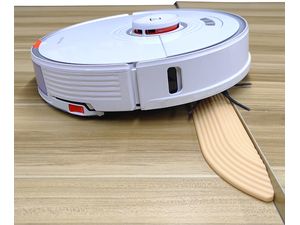 Átmeneti rúd robotporszívóhoz, alkalmas fapadlóhoz és fa színű padlóhoz, bézs színű