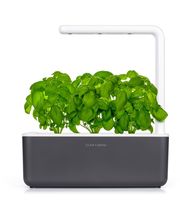 Click and Grow Smart Garden 3 смарт саксия + 3бр. капсули със семена от босилек, сиво