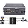 Xput HDMI-Splitter (Extraktor) für HDMI-Video und 3,5 mm oder SPDIF-Audio, 5.1 DTS-Unterstützung