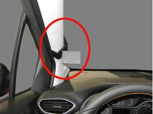 Brodit Монтажна скоба ProClip за Opel Crossland X 18-21, отляво на колоната