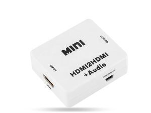 Xput mini HD convertor video de la HDMI la HDMI video și 3.5mm audio, suport 1080p