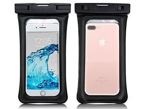 Vodotěsné plovoucí pouzdro s poutkem pro telefony do 6" červené