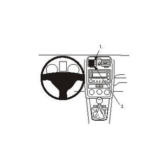Brodit ProClip pro Volkswagen Golf V/V Variant 07-09/Jetta 06-10, na střed