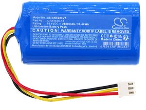 Acumulator pentru CECOTEC Conga 2299, Trifo M662, ETA Nico și altele, 2600 mAh, Li-Ion