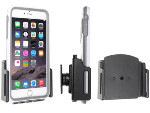 Brodit държач за Apple iPhone 14/13/12/Pro/Max и други, в калъф, регулируем, ш.75-89 мм, дебелина 6-10 мм