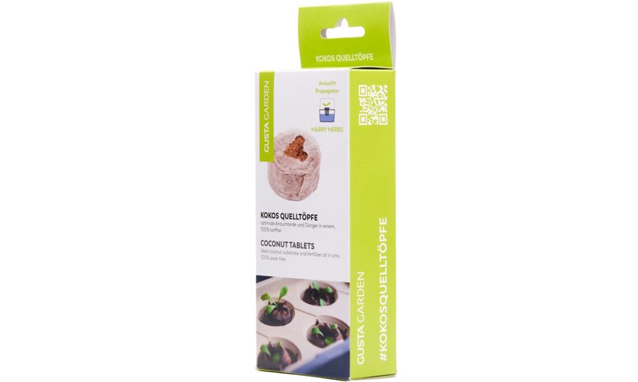 Gusta Garden HARRY HERBS kókuszdió starter tabletta, 16db