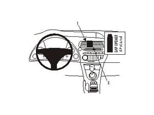 Brodit Монтажна скоба ProClip за Honda Civic 06-11, централна лява